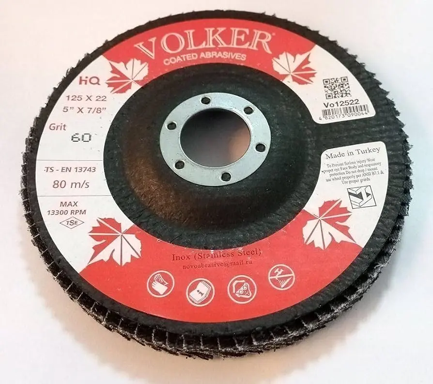 VOLKER Turkish Flap Disc Sanding, 5in